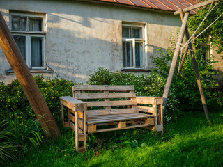 old countryside building architecture details