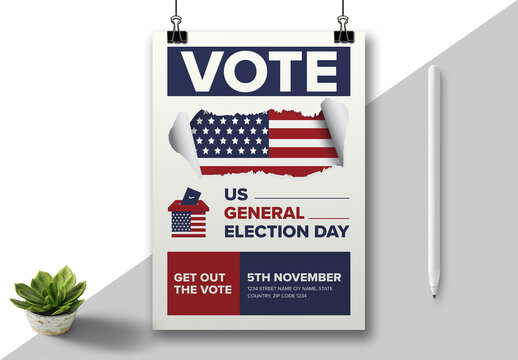 US General Election Flyer