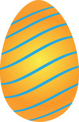 Easter egg, Easter eggs on white background