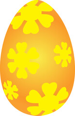 Easter egg, yellow easter egg desigh