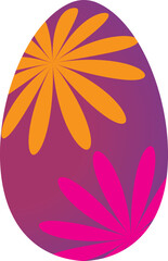 Easter egg, pink and yellow easter egg texture design