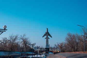 crossing in winter