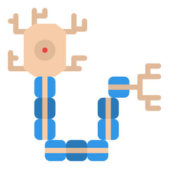 nerve human cell science icon