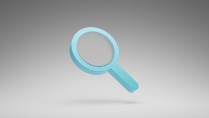 3D Icon Magnifying Glass