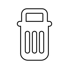 Recycle Bin,Garbage Icon in Line Style