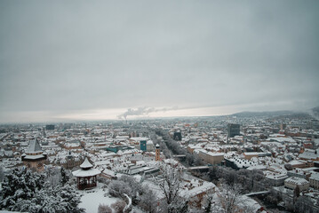 City of Graz in Winter 