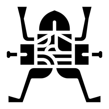 dissect frog biology science icon