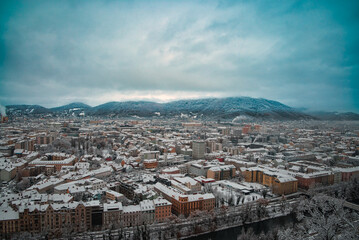 Graz city in Winter