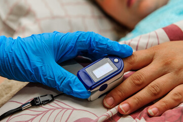 Doctor checking patient with examining, presenting results symptom and recommend treatment method,