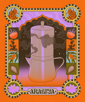 Arabica Coffee in Red