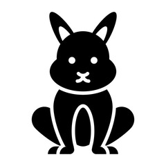 Squirrel, animal, life icon in modern style for website mobile logo app UI design. simple vector icon. 