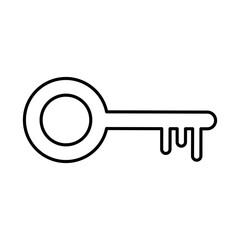 Key Icon in Line Style