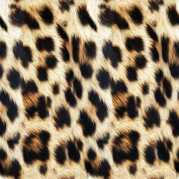 Seamless leopard pattern, abstract leopard texture.