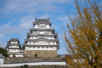 秋の姫路城