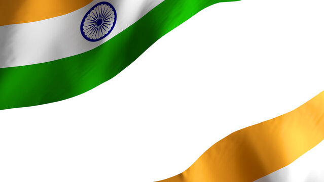 national flag background image,wind blowing flags,3d rendering,Flag of India