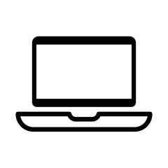 Laptop Icon in Line Style