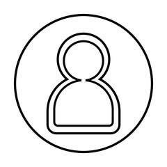 User Icon in Line Style