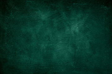 Green Chalkboard. Chalk texture school board display for background. chalk traces erased with copy space for add text or graphic design. Backdrop of Education concepts