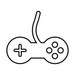 Game Pad Icon in Line Style