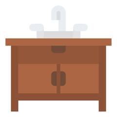 vanity units furniture interior cleaning icon