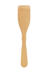 wooden kitchen spatula, kitchen spatula isolated from the background