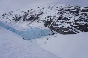 Obraz premium Inside the glacier