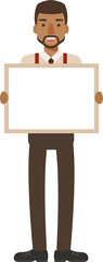 Fototapeta premium Businessman, officer at work.