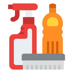cleaning products washing cleaning housework icon