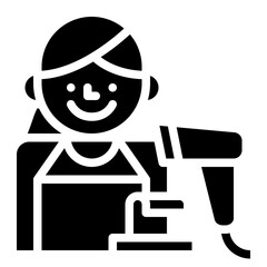 cashier job sale payment icon