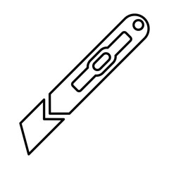 Cutter Icon in Line Style