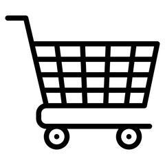 cart supermarket shooping grocery icon © iconixar