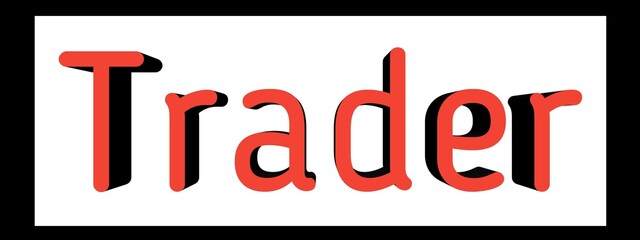 Trader Text Effect, Editable, perfect for a trader's profile cover