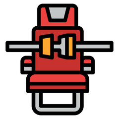 safety belt airplane protection safety icon