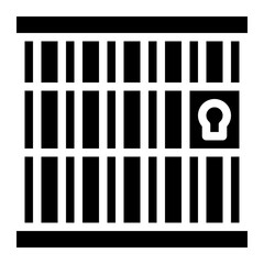 jail safety criminal thief icon