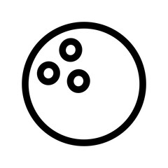 Bowling icon template