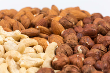 Various kinds of nuts