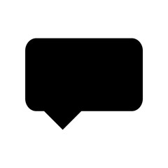 Bubble speech icon template