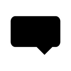 Bubble speech icon template