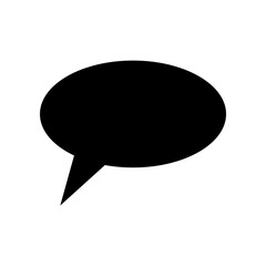 Bubble speech icon template