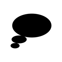 Bubble speech icon template