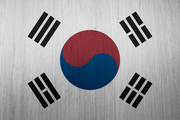 korean flag texture as a background