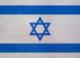 israeli flag texture as a background
