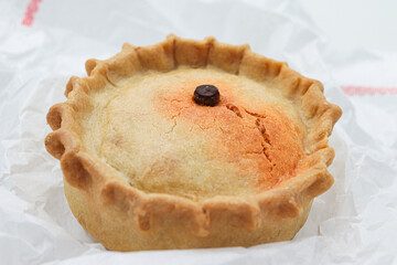 meat and pea pie from mallorca (traditional food)
