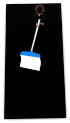 3d woman cleaning concept in white background