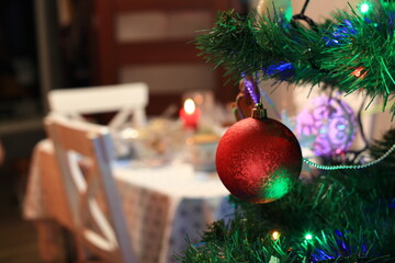 Christmas, Preparation of the Christmas Eve table for dinner.
Boże Narodzenie, Przygotowanie stołu wigilijnego do kolacji. - obrazy, fototapety, plakaty