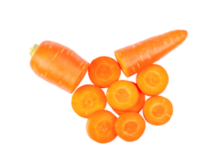 Carrot isolated on transparent png