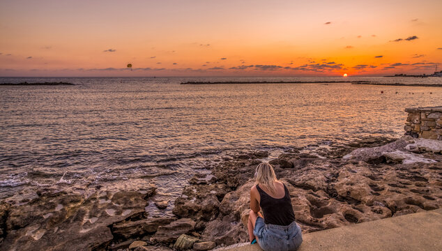Sunset Paphos, Cyprus, Greese