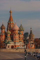 Fototapeta premium St. Basil's cathedral on red square in Moscow