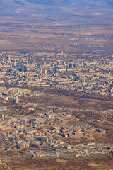 Obraz na płótnie Canvas View of Sofia from Vitosha mountain.