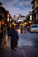 Fototapeta na wymiar Kyoto Alleyway